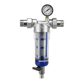 1'' bis 3/4'' Vorfilter Zentraler Wasserreiniger für Haushaltswasserhähne mit großem Durchfluss, Entkalker und Universalgröße